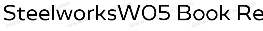 SteelworksW05 Book Regular字体转换